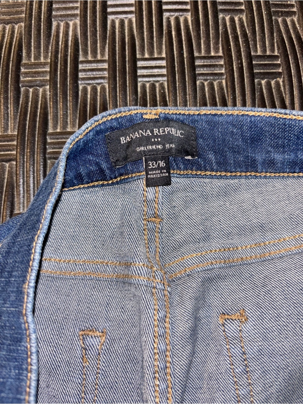 Banana Republic Denim Slim Girlfriend Jeans in Blue